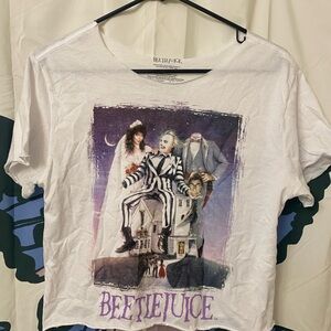 Target White Beetlejuice Graphic Tee